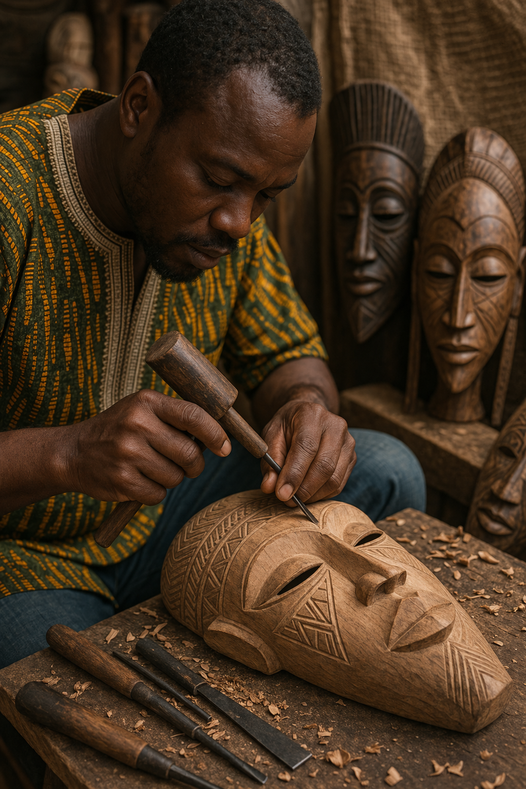 Symbolism in African Art: Colors and Meanings - Real African Diary