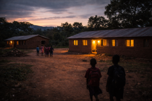 Community school in rural Malawi that Ernest Andrew plans to power with his generator
