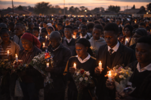 South African youth commemorating June 16 Youth Day in Soweto