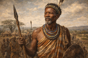 Artistic depiction of Mirambo, Nyamwezi leader