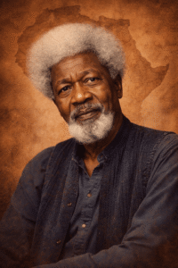 Wole Soyinka, Nigerian playwright and Nobel Prize winner